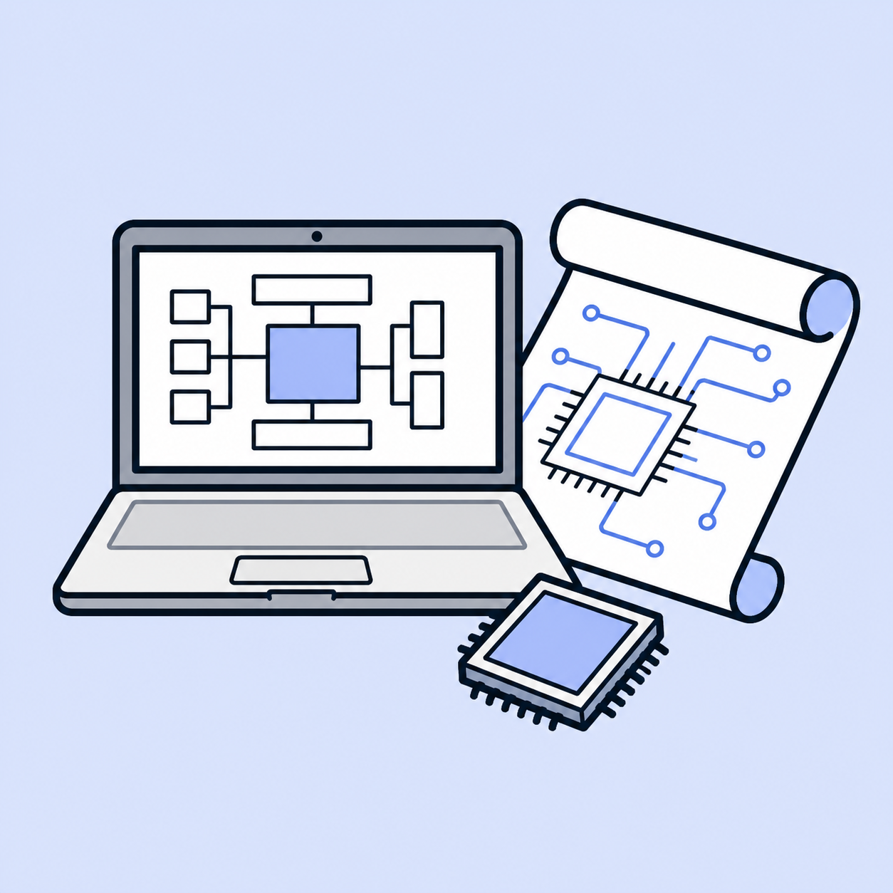 設計・IPを表すイラスト
